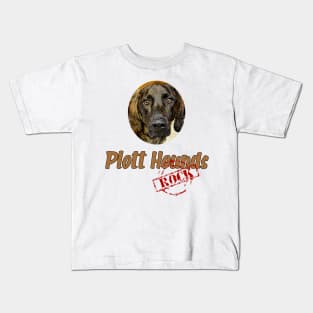 Plott Hounds Rock! Kids T-Shirt